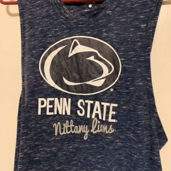 Penn State Women’s Size Medium Sleeveless Tied Strap Tank Top - Picture 2 of 5